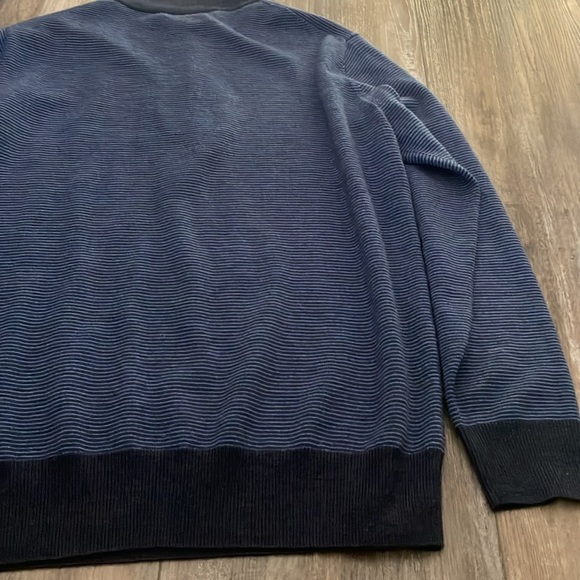 Peter Millar merino wool blue quarterzip small - Picture 8 of 8